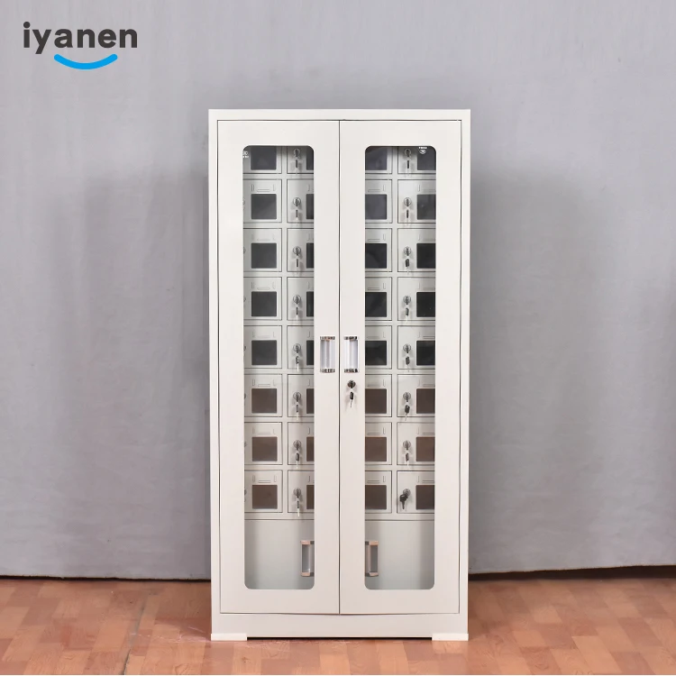 40 дверями металлическиц дисплея мобильного телефона для хранения зарядки шкафчик для мобильного телефона для зарядки и передачи информации шкафчик с прозрачной акриловой двери