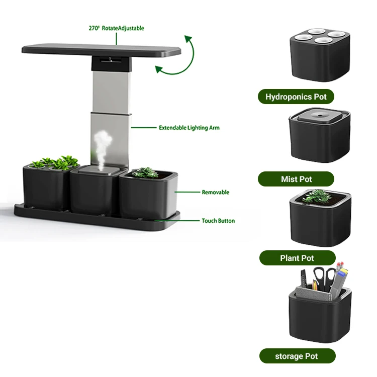 UKIOK multifunctional Minigarden indoor hydroponic kit grow garden nursery aero garden pots hydroponic system