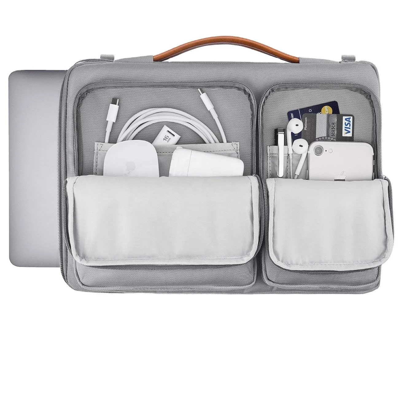 Custom OEM13 14 15 15.6 17 Inch Durable Polyester Laptop Sleeve Bag Computer Shoulder Covers Laptop Messenger Bag