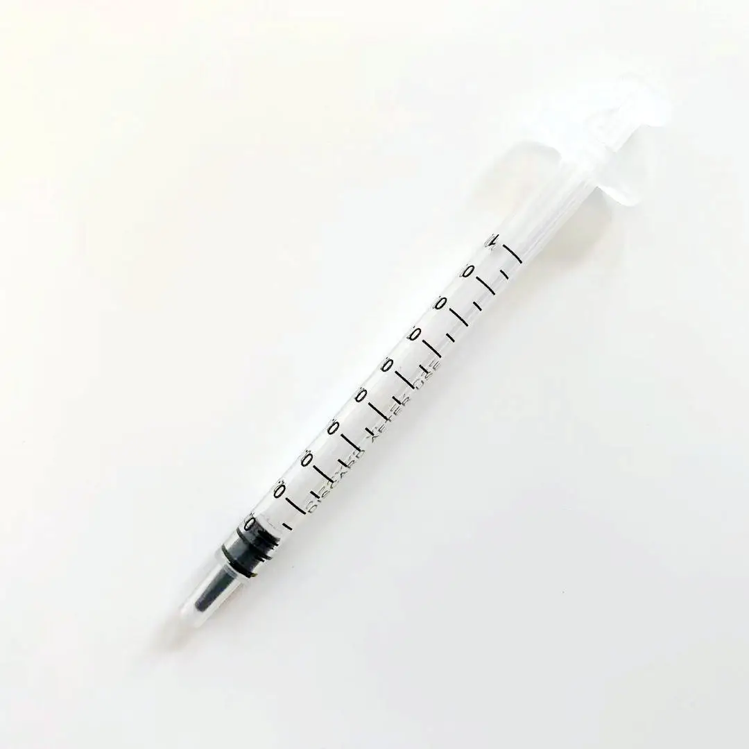 Disposable Syringe Medical Consumable 1ml Injection & Puncture Instrument CE Transparent EOS Clinic Consumables Office Products