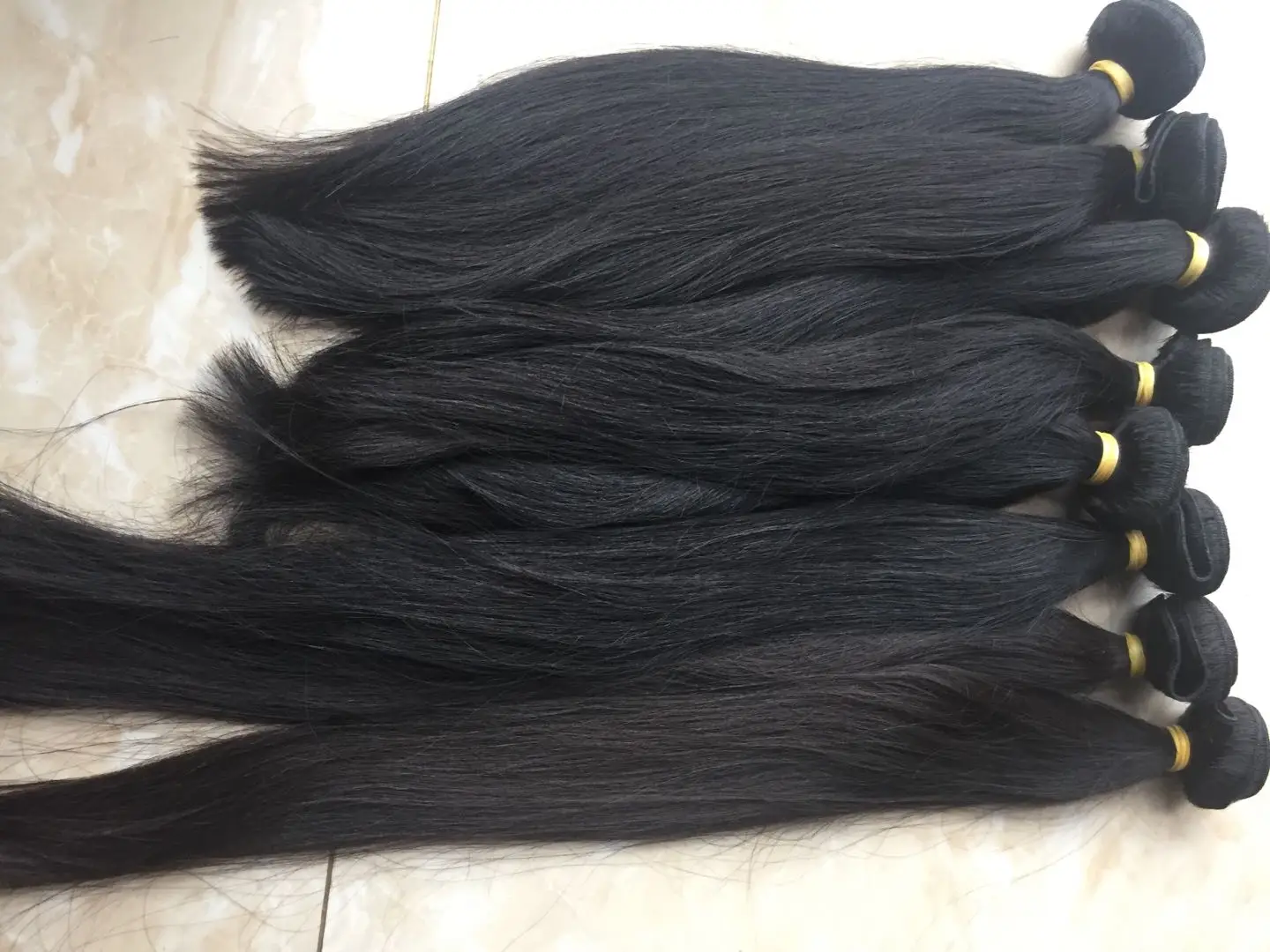 raw virgin weft human hair one donor unprocessed weaving hair extension