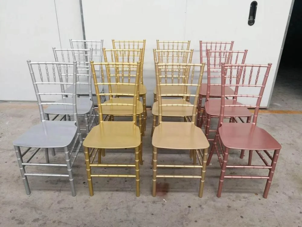 Manufactory PP Resin In Plastic Tiffany Chairs For Wedding Event