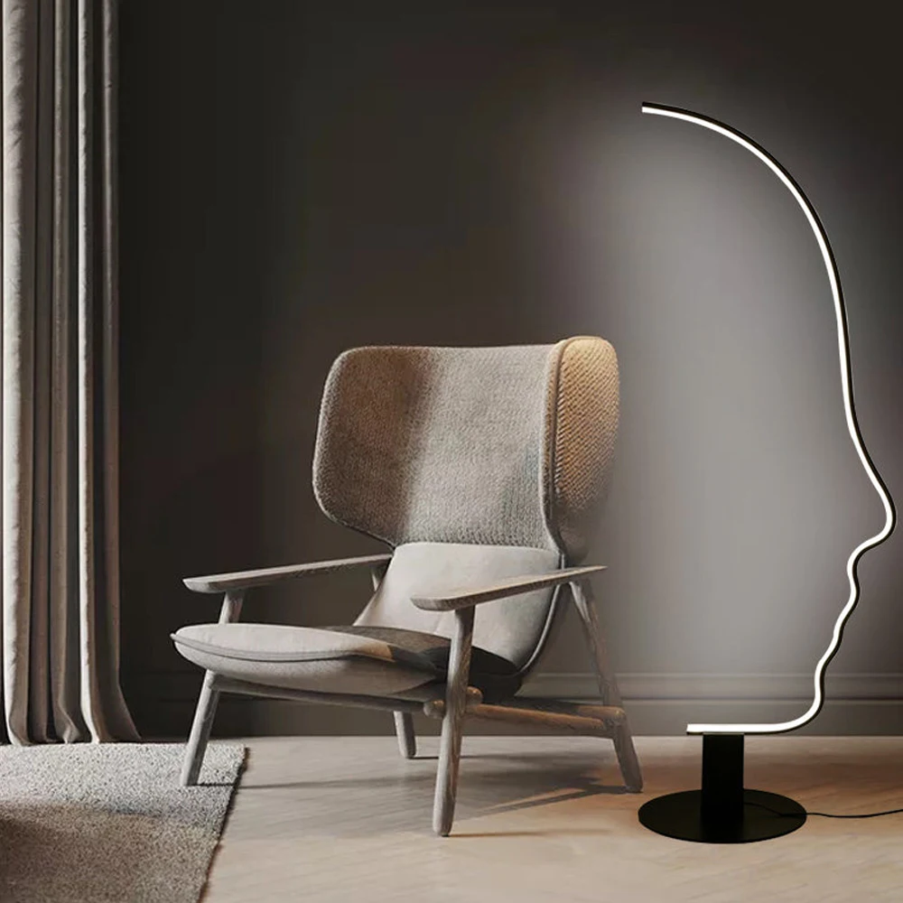 Minimalist home decor standing floor lamp chandelier