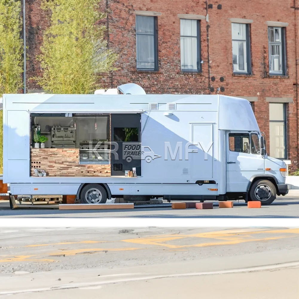2024 Mobile Catering Van Electric Food Cart Food Truck Hot Dog Electric Food Vending Cart Customized