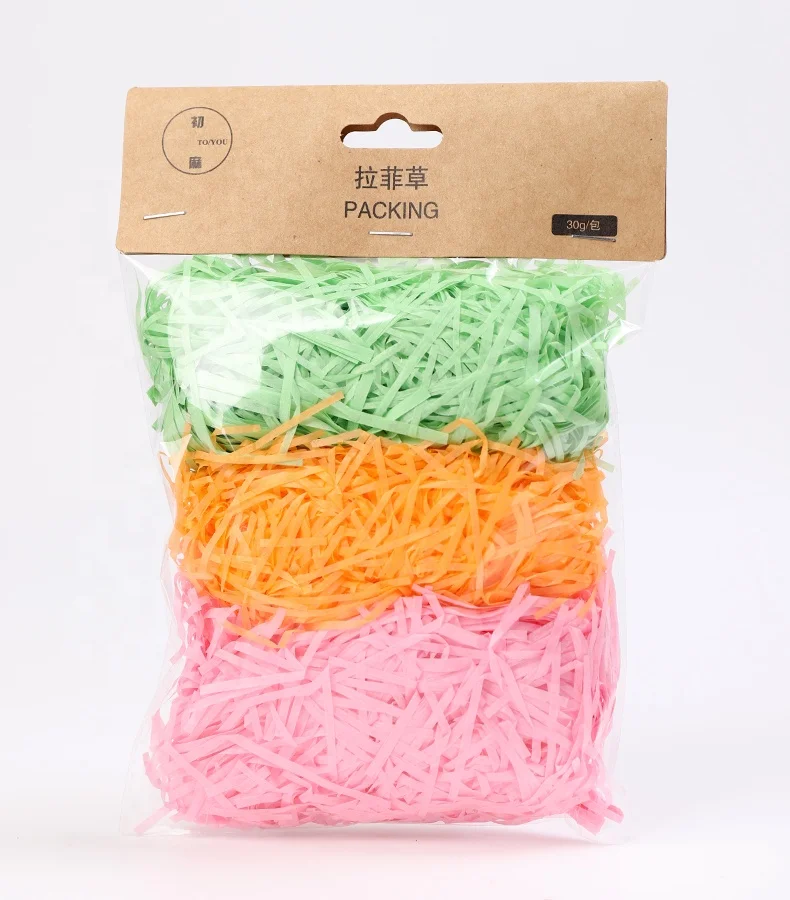 
Fashionable Simple Design Colorful Filling Shredded Paper Crinkle Shredded Paper 