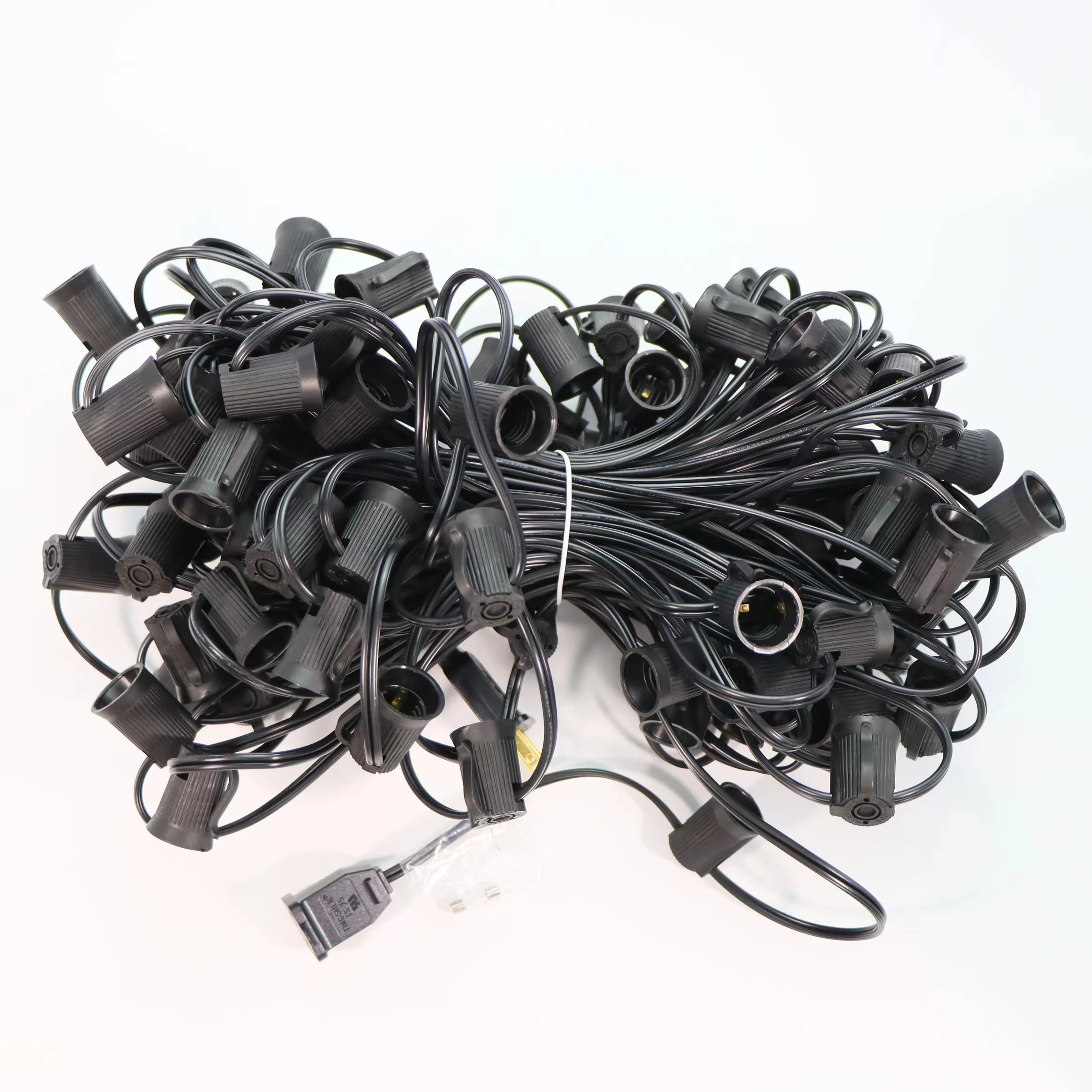 Рождественское украшение для улицы 1000 футов розетка SPT-1 18awg E17