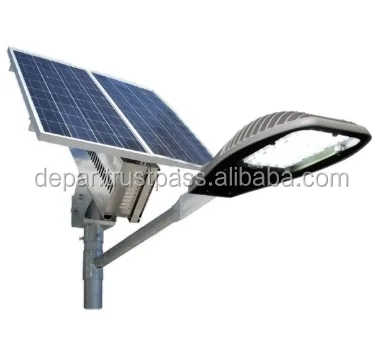 120W Solar Led Street/Road Light 12m pole IMO Series double arm