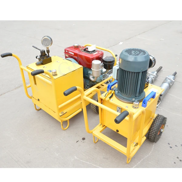 Hydraulic Rock splitter Equipment piston 50mm pneumatic Stone Splitting guns for concrete demolition