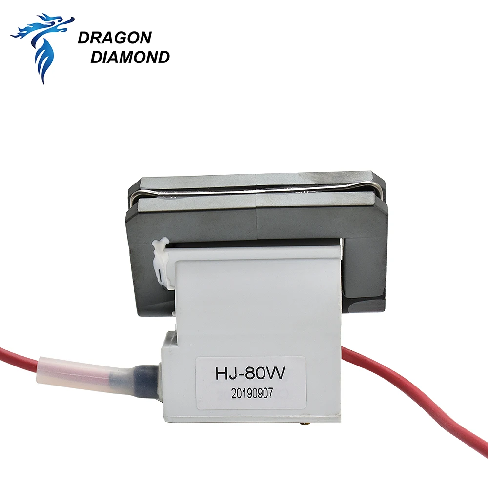 CO2 80W Laser Power Supply  High Voltage Flyback Transformer for Co2 Laser Machine Spare Parts Power Supply