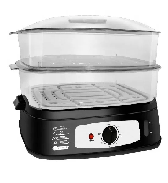 
Chinese mainland 2 layer stainless steel 20L electric home food steamer cooker 