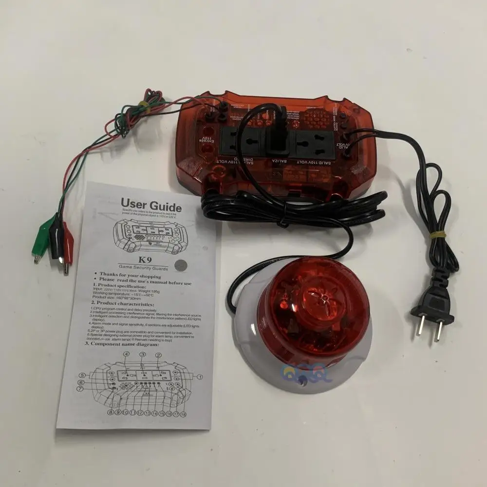 Full Red Anti-Shock Alarm on Game Machine Anti-theft Antijamming Electronic Prevent Cheat Device