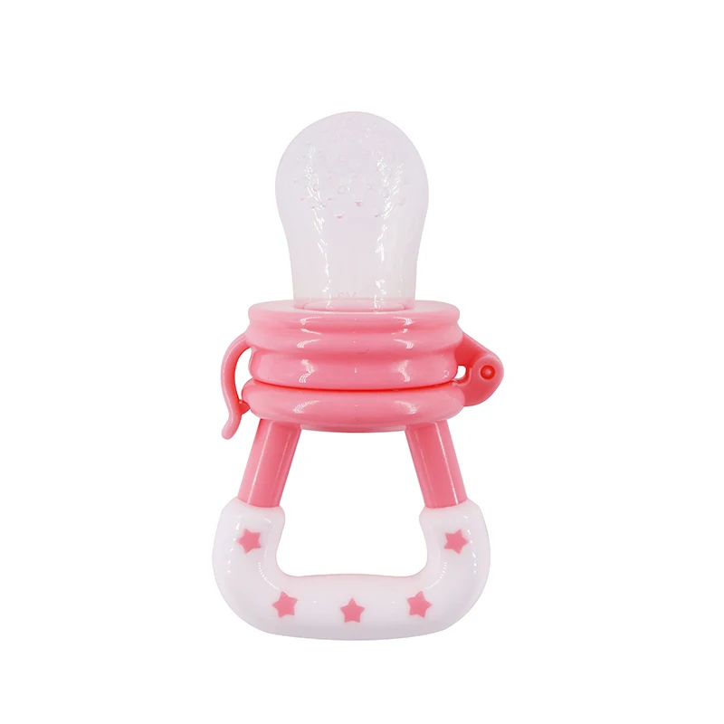 Factory Popular BPA Free Food Grade Silicone Baby Food Feeder Silicone Baby Teething Toys Baby Pacifier Fruit Feeder