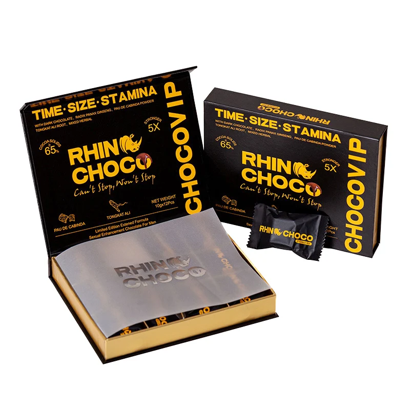 12ct packing box  rhino chocolate vip choco