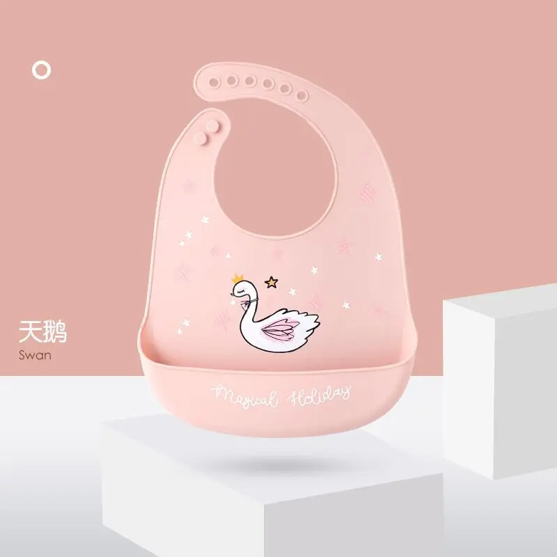 Waterproof Silicone Bib for Babies  Food-Grade Safety and Anti-Dirty Protection