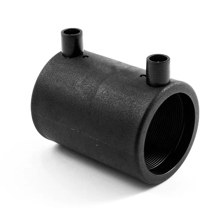 PE100 pe pipe fittings poly pipe connectors pn16 pn10 hdpe coupler hdpe electrofusion coupling