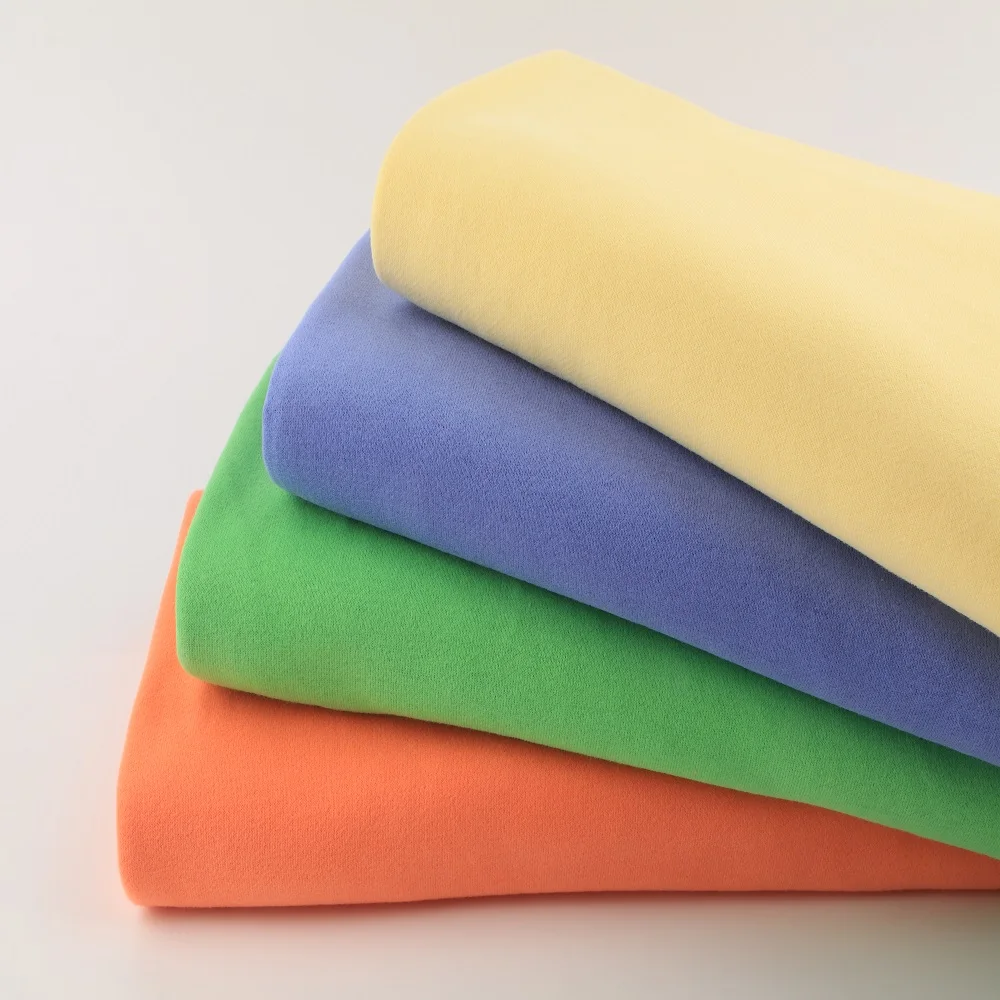 High quality custom color plain dye breathable 100% supima cotton  t shirt single jersey knit fabric