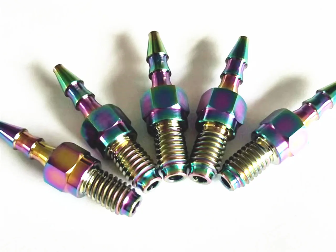 Titanium Bolts M6 Motorcycle Calipers Tubing Double Hole Oil Release Ti bolts CNC Part