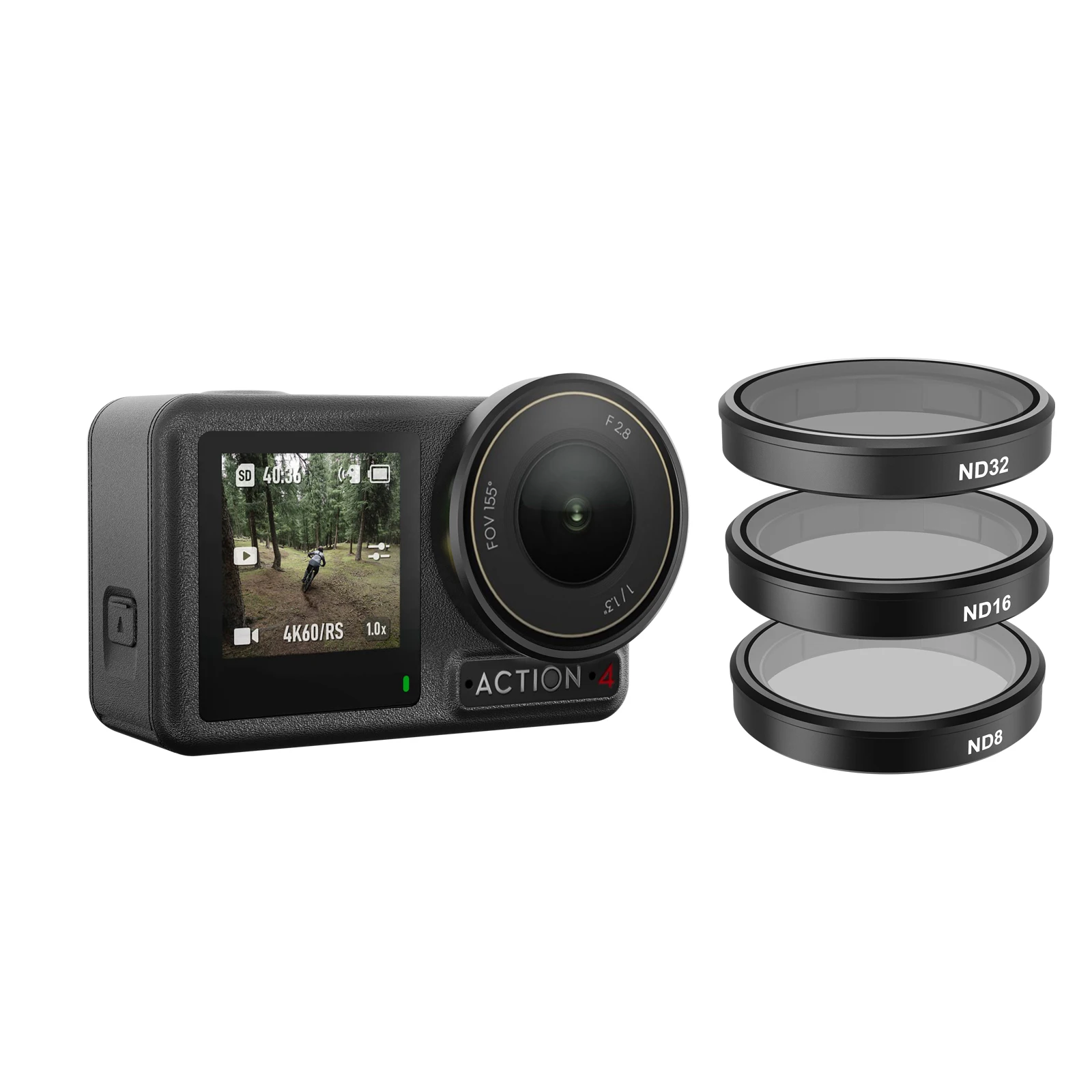 Оптические линзы Телесин DJI Action 4 CPL ND8 ND16 ND32 CPL нейтральная плотность ND фильтры для объектива DJI Osmo Action 3/4