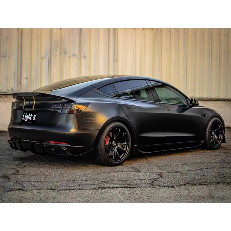 Цена по прейскуранту завода-изготовителя-киты задний спойлер диффузор передняя губа сбоку юбка Aero комплект аксессуары для Tesla модель 3 Y 2016-2022