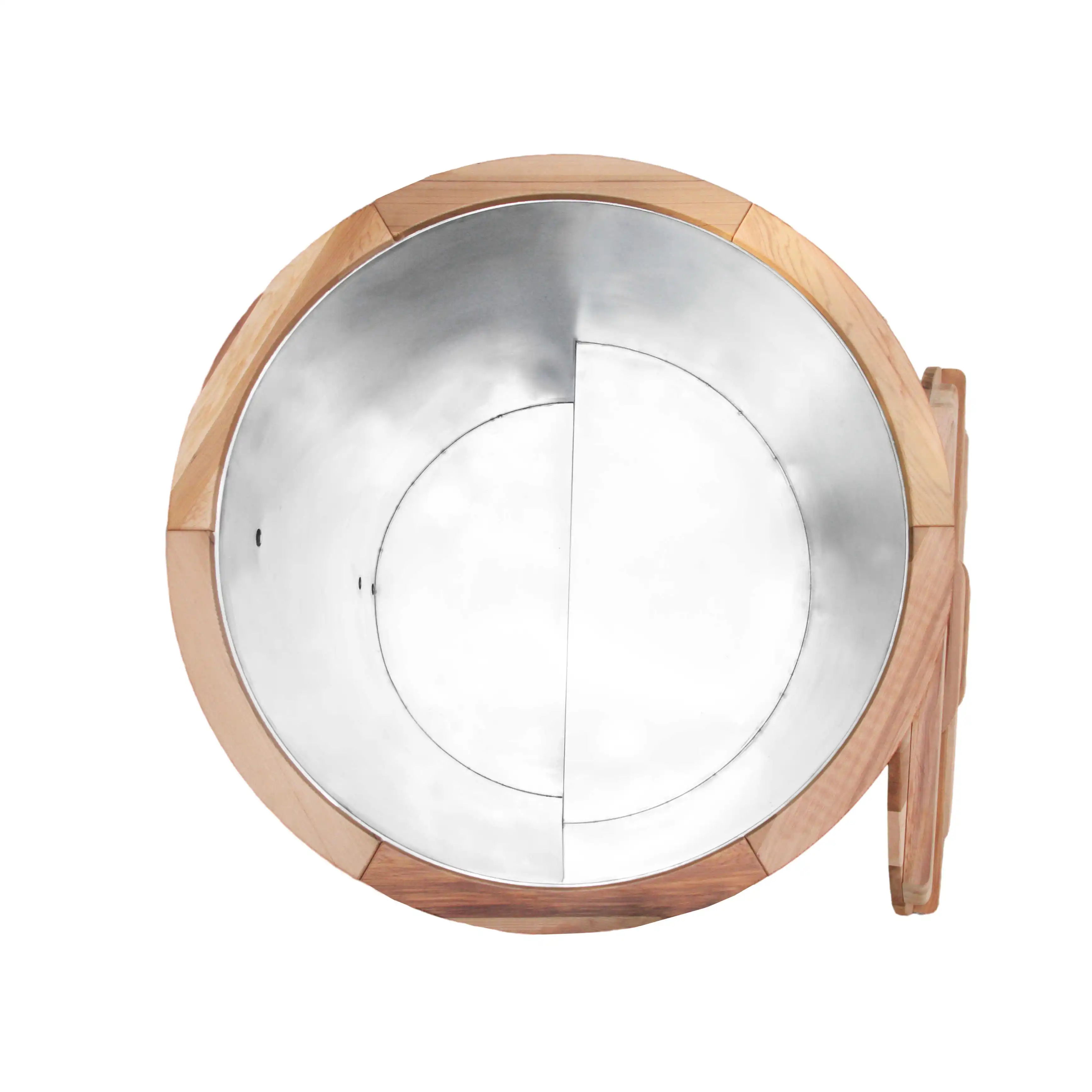 Personalization Customize Round Cold Plunge Ice Barrel Bath Wooden with Chiller