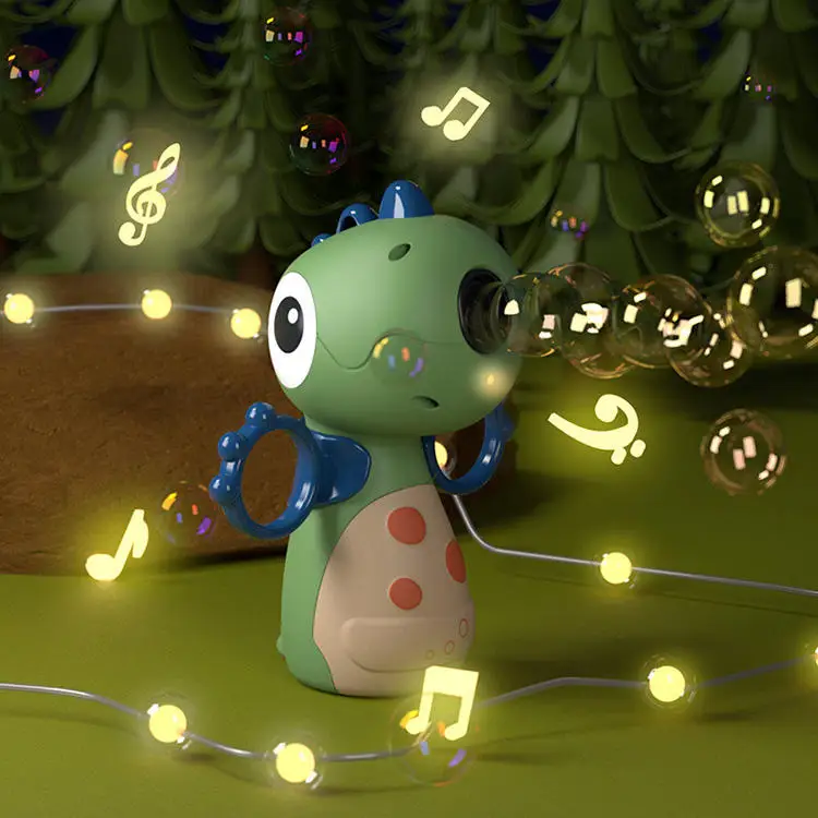 2023 Hot Sell Product Kids Adult Summer Outdoor Toys Electric Soap Gatling Bubble Machine Toy Cute Duck Bubble Gun