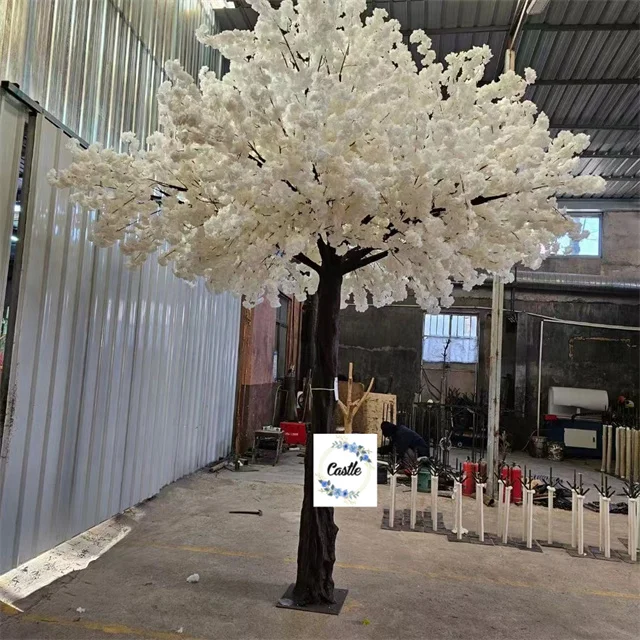 F-C0336 Pink tree purple artificial tree purple cherry blossom artificial red flowers tree