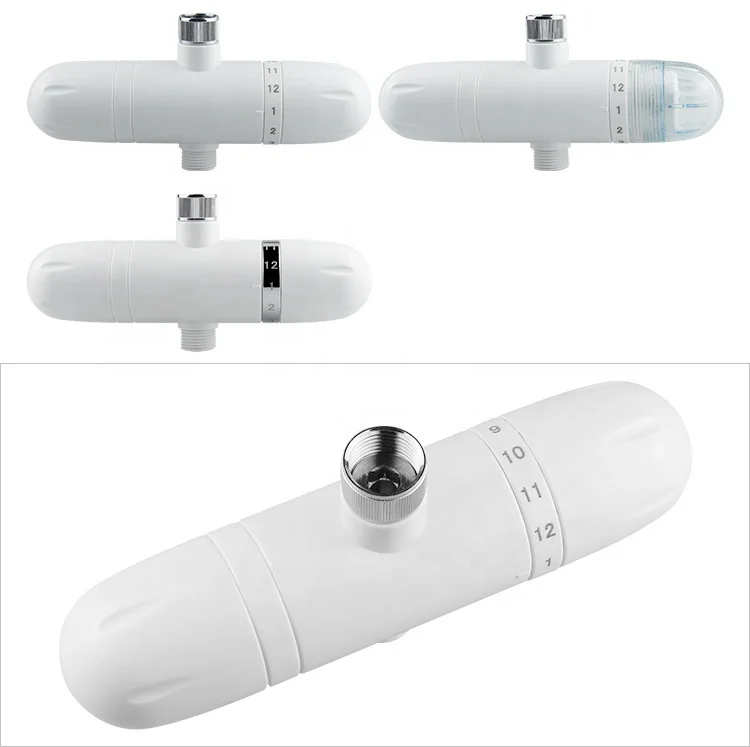 White Color ABS Rainfall High Pressure Small Filter Shower Shower Filter Refillable High Output Revitalizing Shower Filter