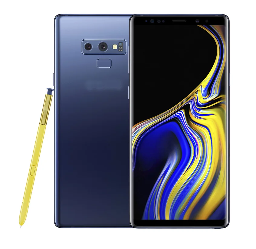 Good-value for Samsung galaxy note9 99% new rear-mounted  fingerprint unlock smart with pen used mobile phone