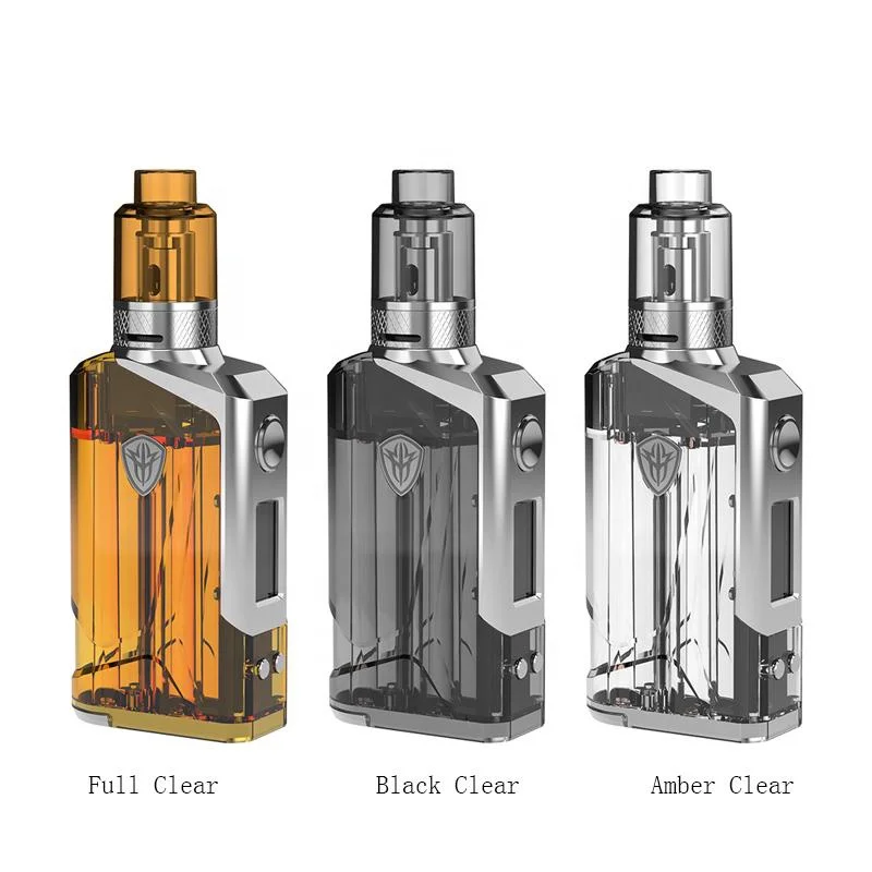 100% Original Rincoe Jelly Box Mod 228W Kit E Cigarette  with 4.8ml Jellytank rechargeable battery vape mod