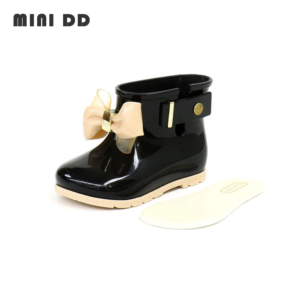 MINI DD Children Summer Water Shoes Toddler Fancy Jelly Boot Wholesale Jelly Shoes Kids Water Shoes Ankle Jelly Rain Boot
