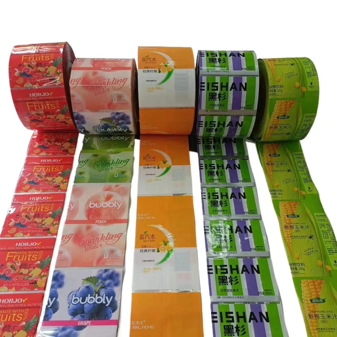 Free Sample Wholesale Pet/PVC heat shrink label bottle personalized PVC shrink Sleeve labels for Drink bottles