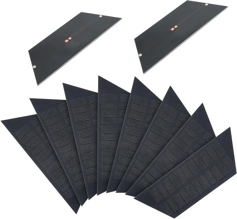 China Sun Energy Solar Product Manufacturer 0.66w 55v Mini Photovoltaic Module Small Custom Shape Trapezoid Solar Cell Panels