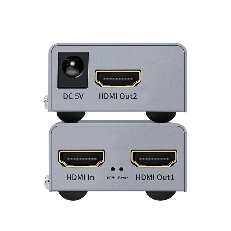 DTECH HDMI Splitter supports HDMI resolution 1080P@60Hz, used for HD LCD TV selling show HDMI extender 50m