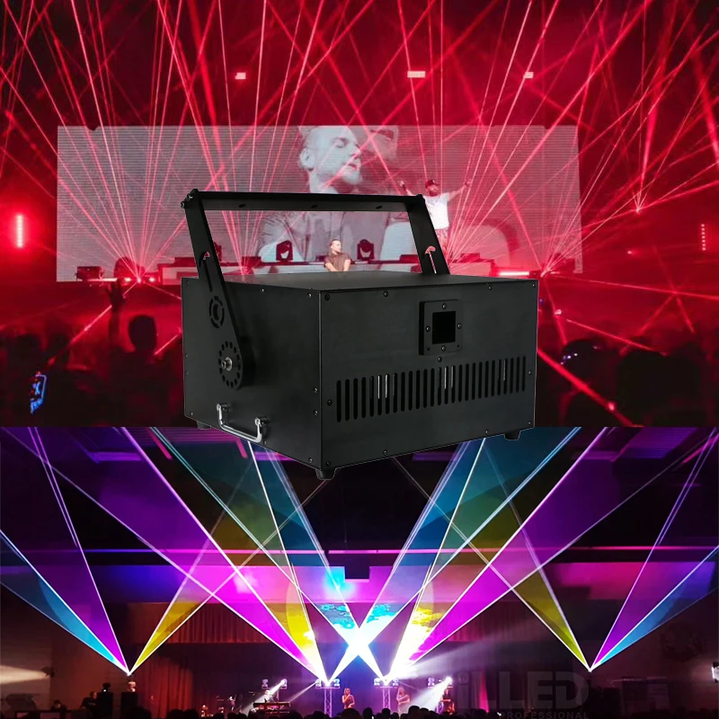 20W 30w RGB 3in1 Laser Projector Show Animation ILDA Disco DJ light Night Clube 35kpps Laser Light