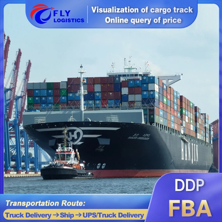 FCL LCL 40HQ 20GP 20 FT FOB Sea Shipping Freight Forwarder Ocean DDP Transportation EXW CIF to USA UK Canada