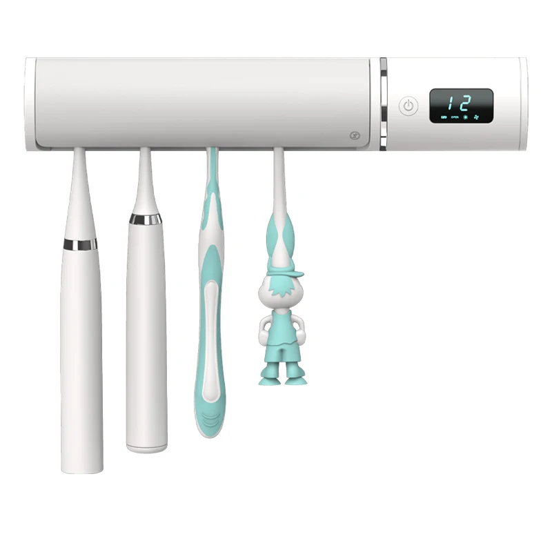 Wholesale Electric Toothbrush Organizer Storage Rack Bathroom Accessories Multifunctional Wall Mounted Toothbrush Holder