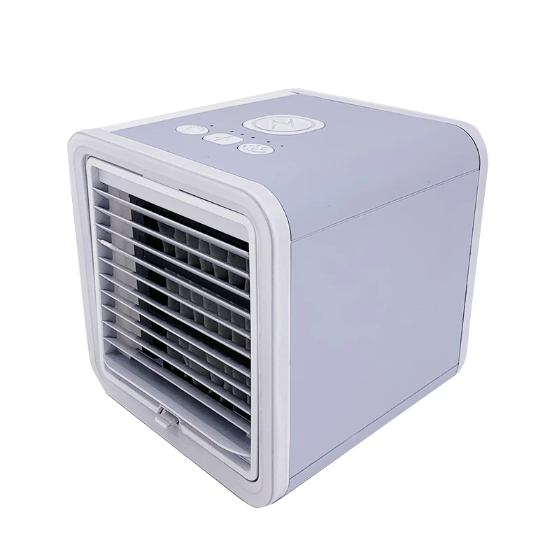 Водонепроницаемый Испарительный воздухоохладитель с 7 светодиодами для дома и офиса, функция увлажнения и охлаждения с портом 3,5 мм