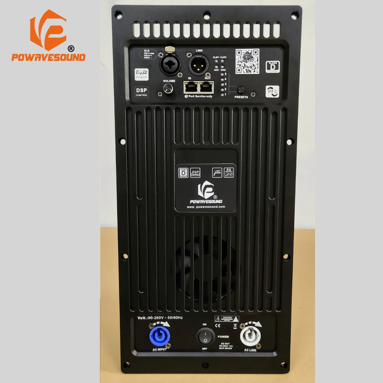 2*2000W RMS amplifier module for big power active subwoofer 3000W 4ohm work stable built in Germany ALLDSP FIR audio processor