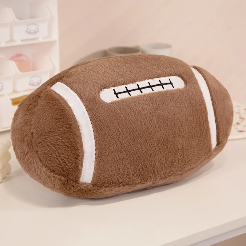 Creative Football Cushion Pillow Plush Keychain Pendant Stuffed Country Ball Plush Pillow