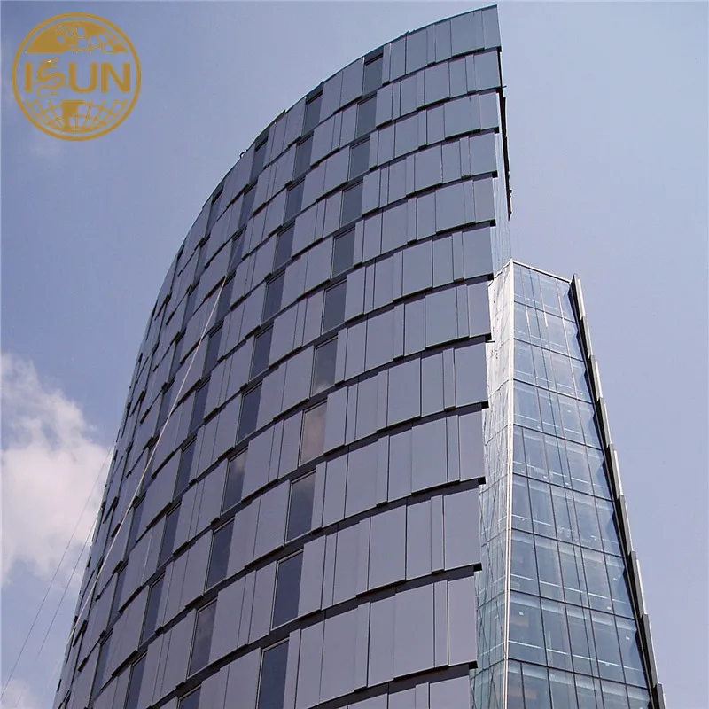  Good quality exterior wall cladding system aluminum curtain panel