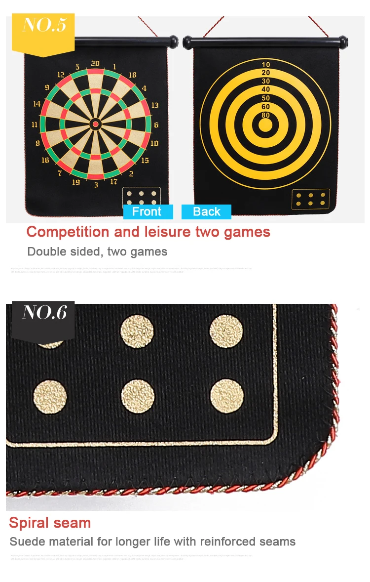 New Professional Magnetic Dart Board Lanao Dartboard Customized Dart Case