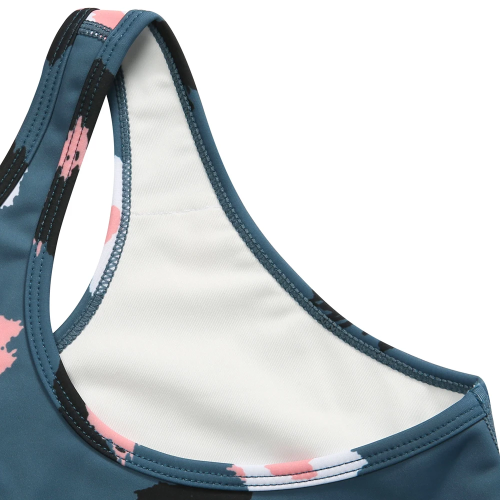 
sustainable sublimation printed running gym yoga sports bra fitness for women 