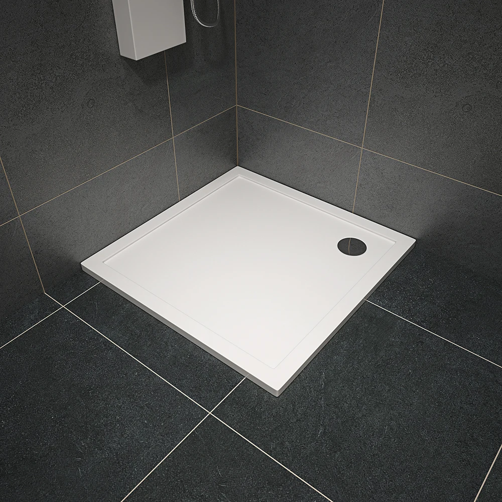 resin shower tray, shower tray stone, shower base 90x90