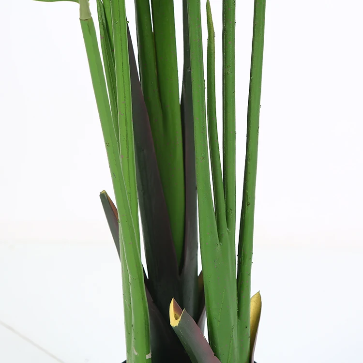 Large Plastic Banana Leaf Green Leaves Artificial Bananas Tree Bonsai Sale Artificial Banana Potted Tree Bonsai