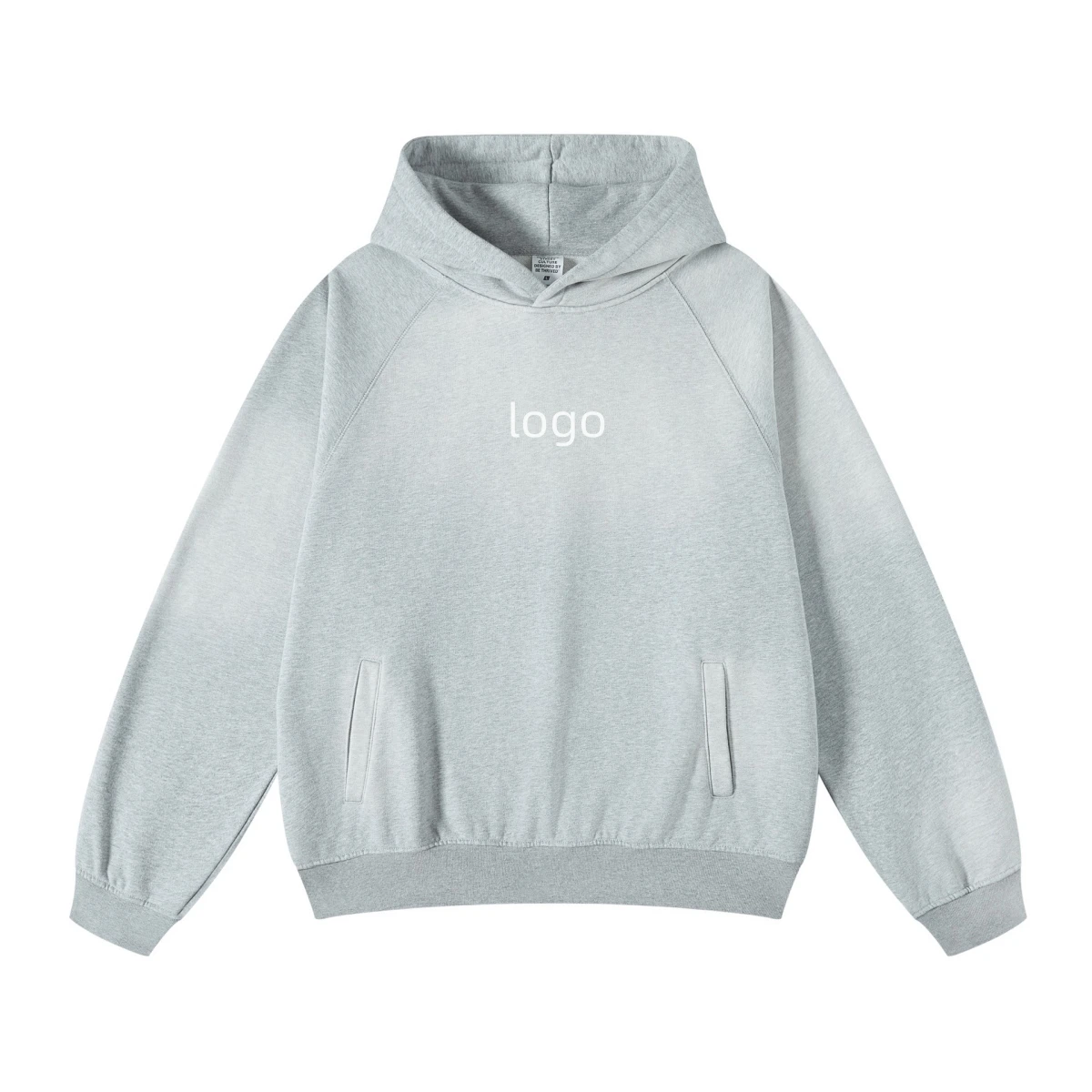 OEM Custom High Quality Acid Wash Hoodie Sun Faded Hoodies Oversize Vintage Wash French Terry Pullover Hoodie Man