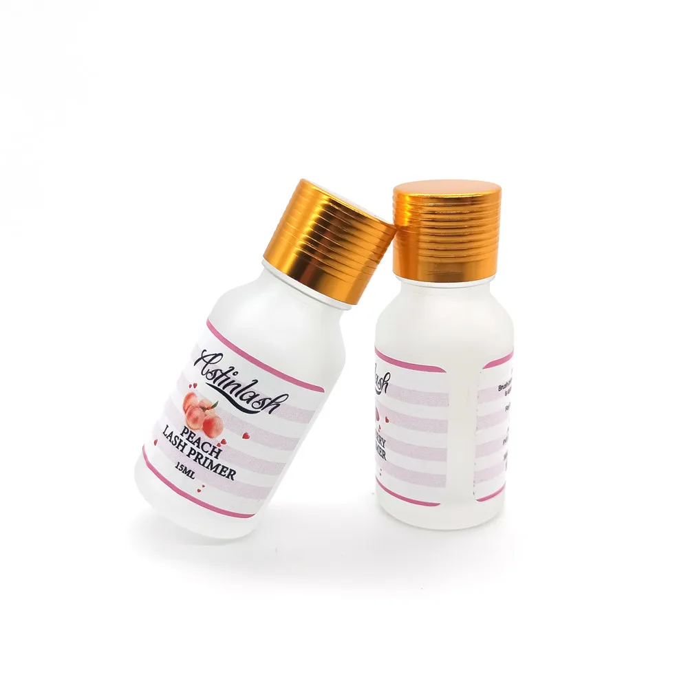 High Quality Private Label Lash Primer Eyelash Extension Primer Strawberry and Peach
