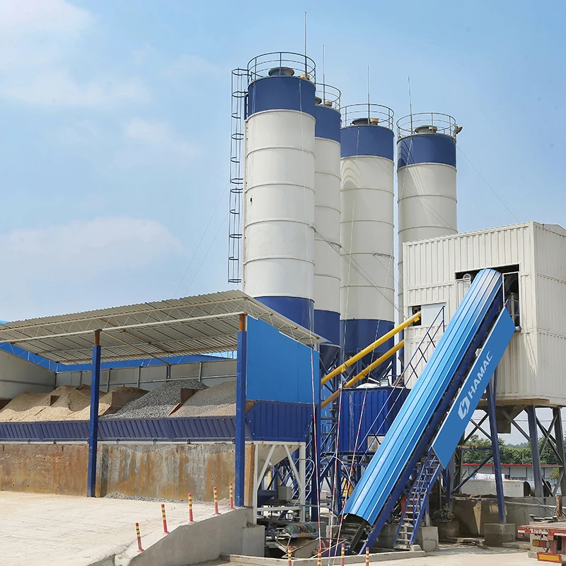 ready mixer RMC stationary Concrete ready mixing batching plant concrete mix batching plant