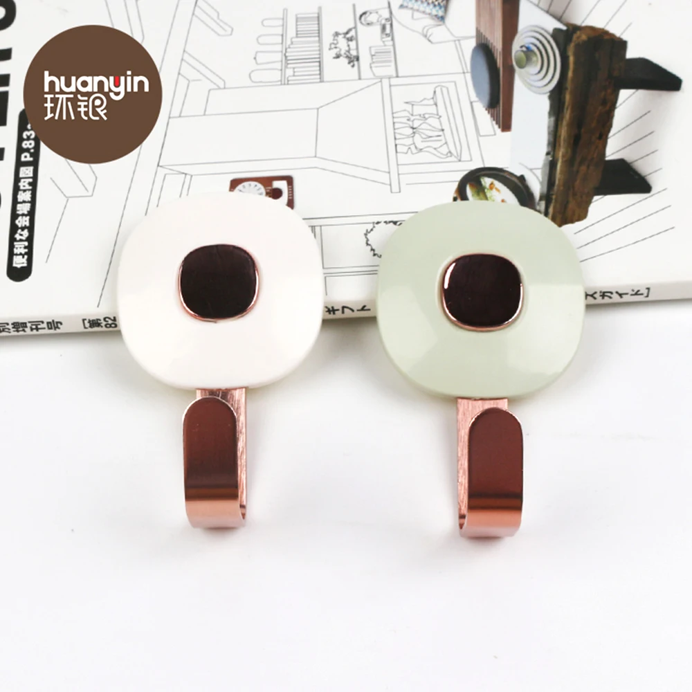 Strong suction modern round self adhesive coat clothes hook