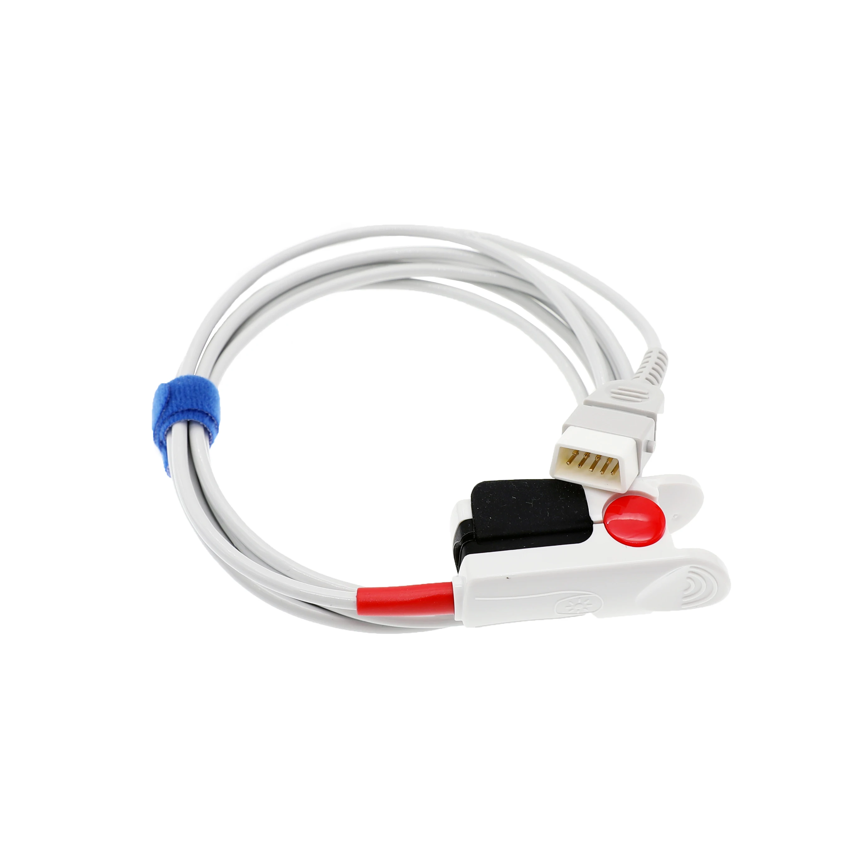 9ft Adult Finger SpO2 Sensor , compatilible 3300-3304,3401,Burdick PRO2, medical equipment accessories