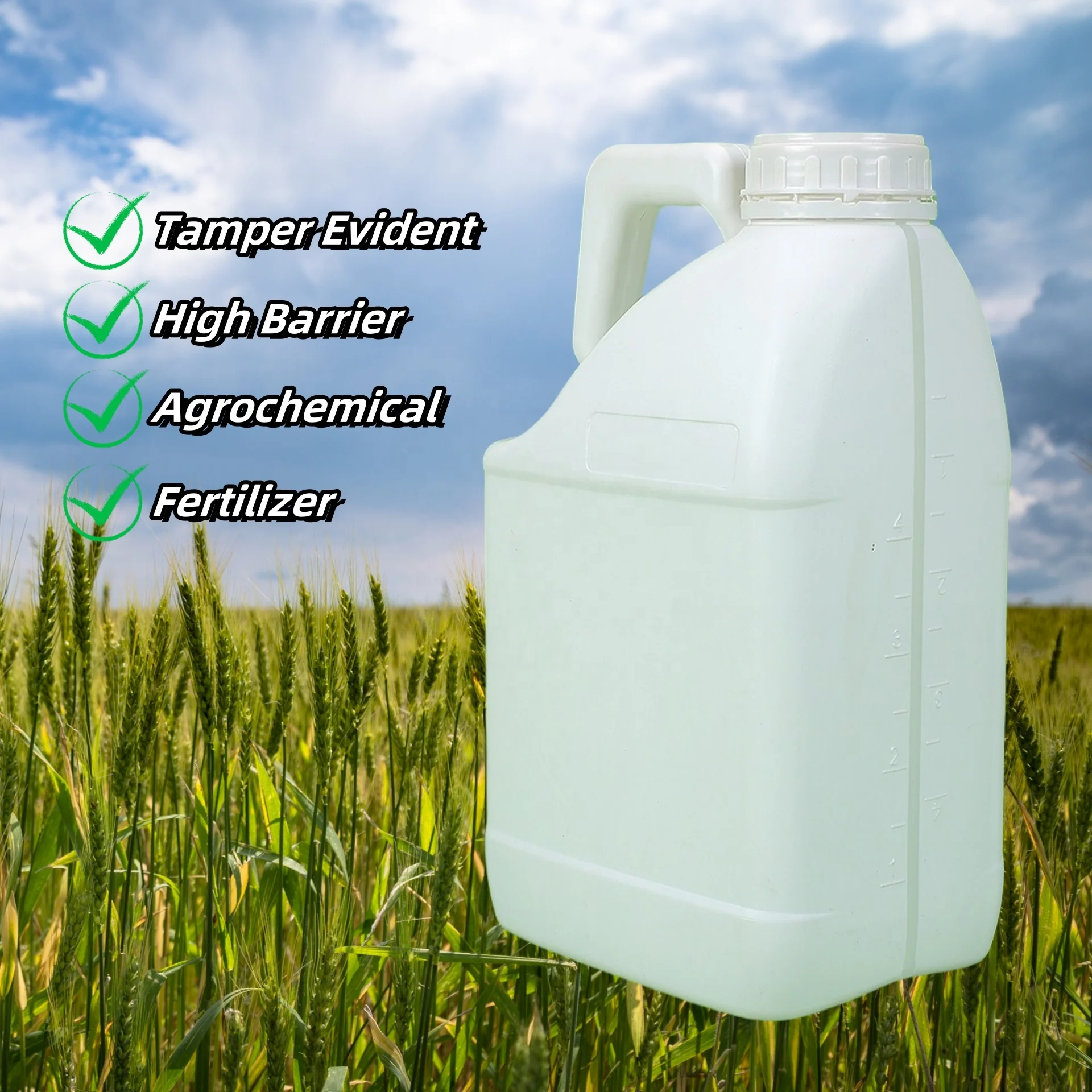 Заводская розетка 5L 169oz PE COEX упаковка пестицидов для сельскохозяйственных химикатов